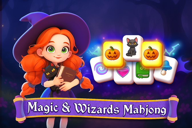 Magic and Wizards Mahjong
