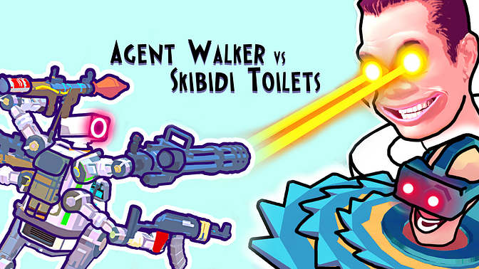 Agent Walker vs Skibidi Toilets