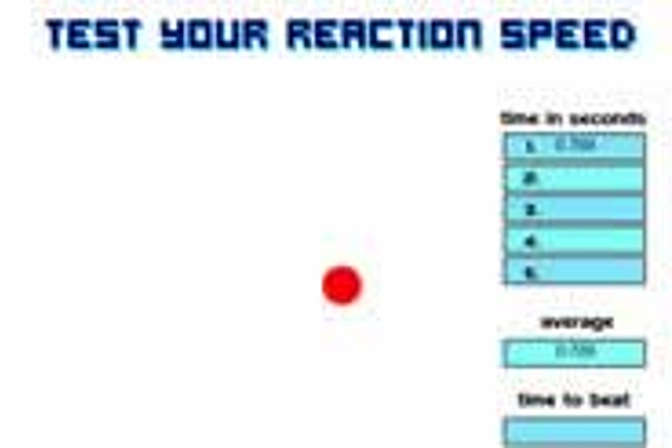 Test your reaction speed