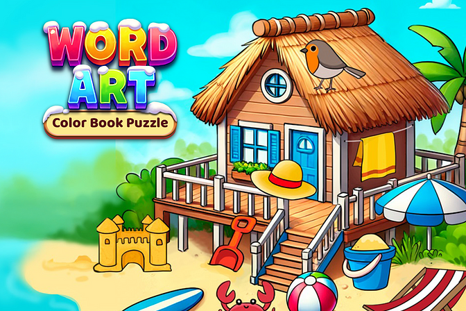 Word Art Color Book Puzzle