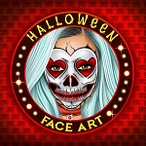 Models Halloween Face Art