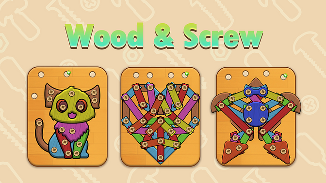 Wood & Screw Puzzle