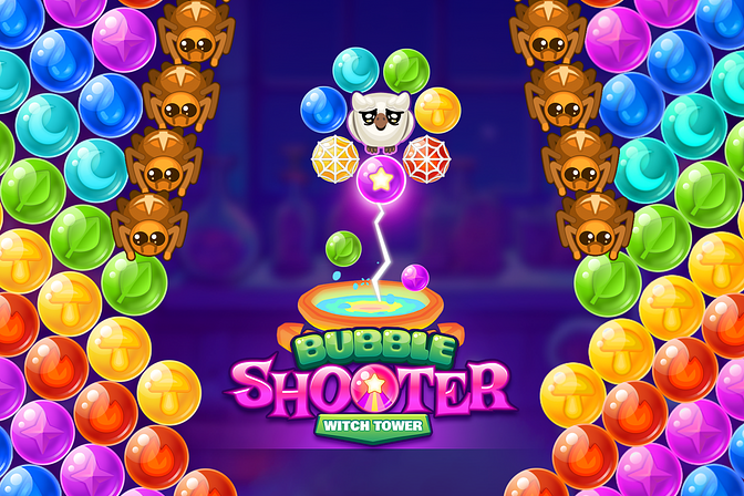 Bubble Shooter Witch Tower