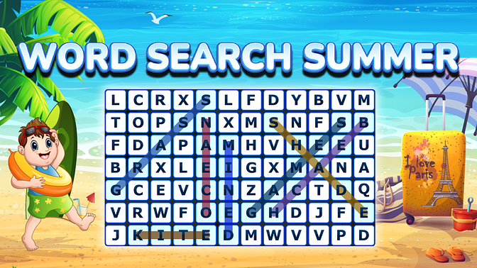 Word Search Summer